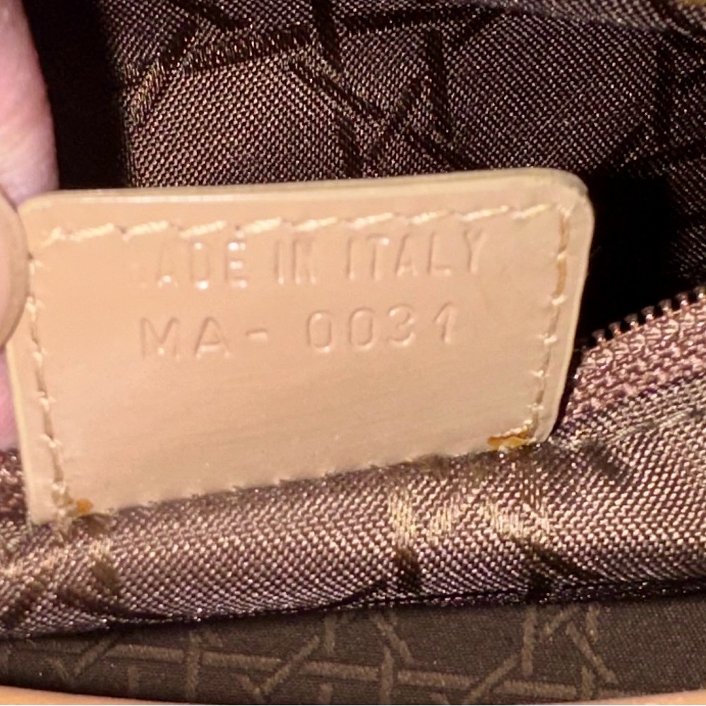 Christian Dior Tan Quilted Leather Handbag - Picture 8 of 17